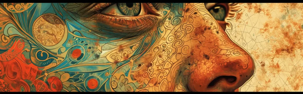 Illustration du rêve acné