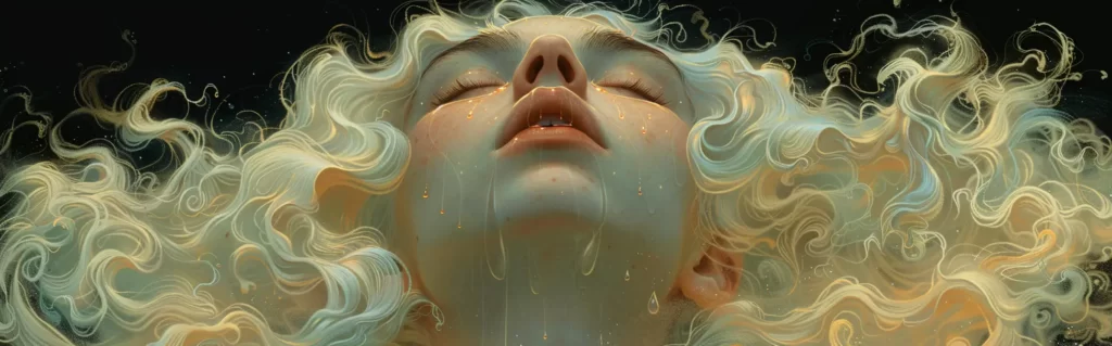 Illustration du rêve affliction