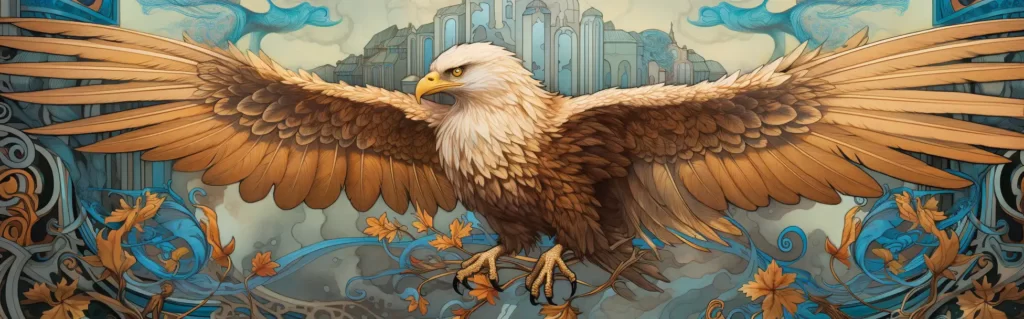 Illustration du rêve aigle