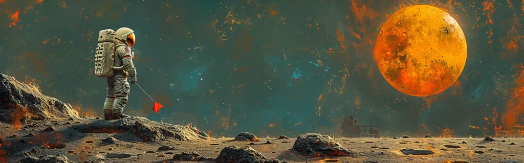 Illustration du rêve alunir