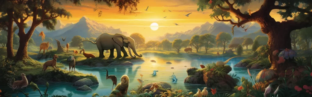Illustration du rêve animaux