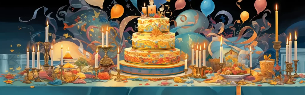 Illustration du rêve anniversaire