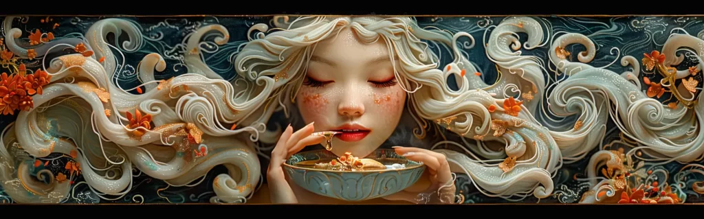 Illustration du rêve appétit