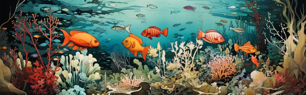Illustration du rêve aquarium