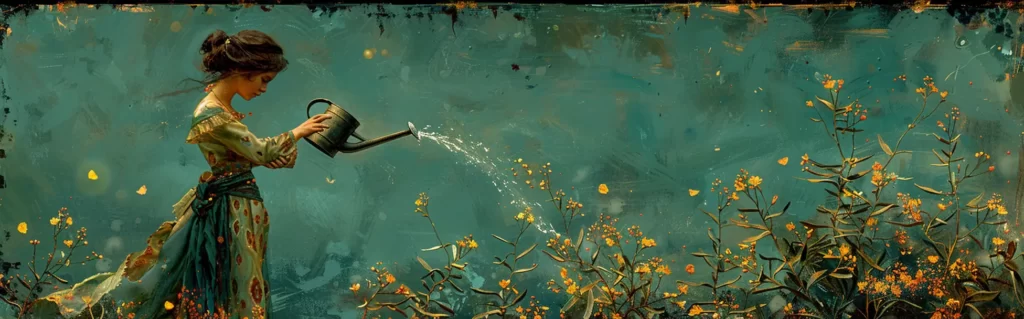 Illustration du rêve arroser