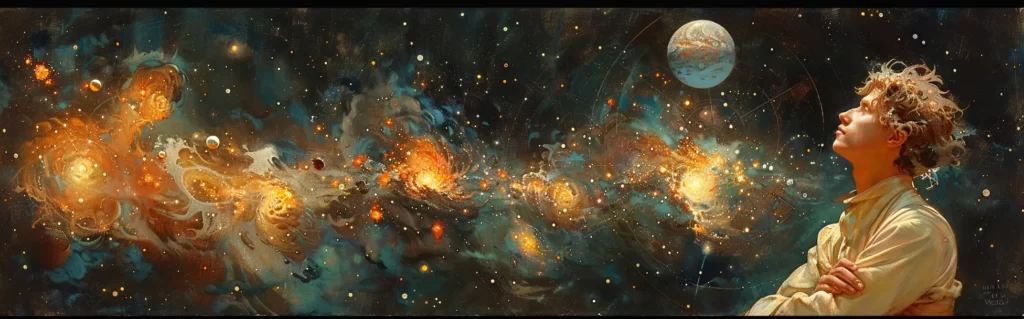 Illustration du rêve astrologue