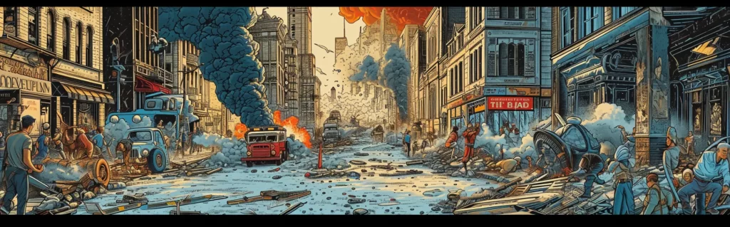 Illustration du rêve attentat