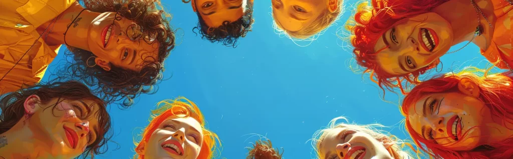 Illustration du rêve attroupement