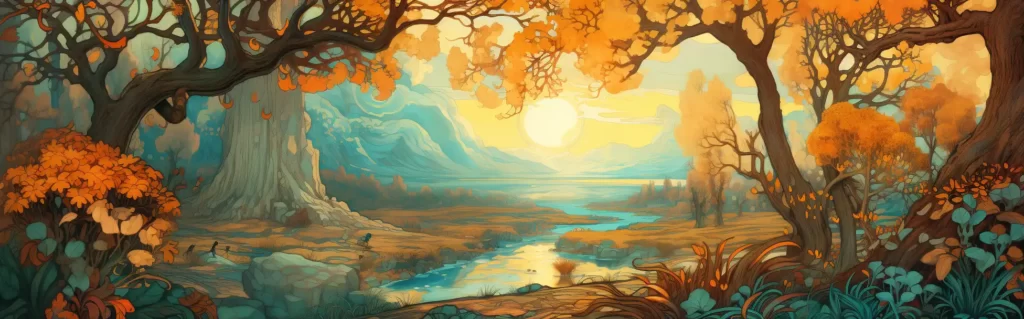Illustration du rêve automne