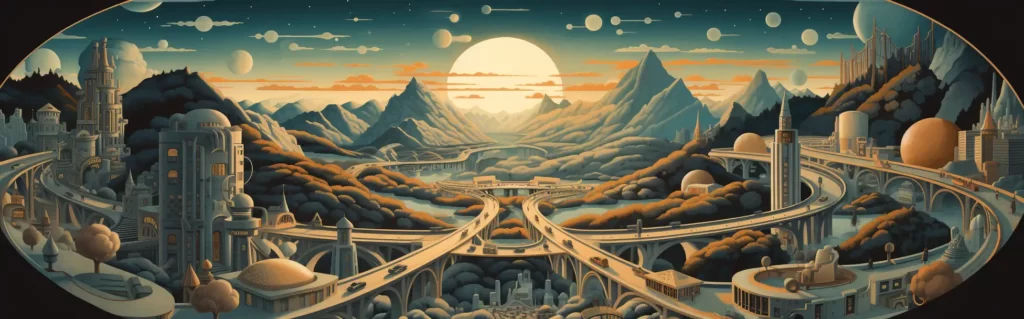 Illustration du rêve autoroute