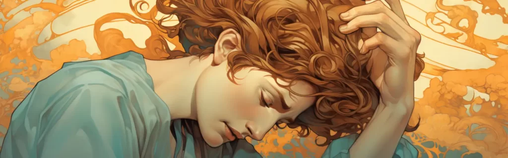 Illustration du rêve poux, avoir des