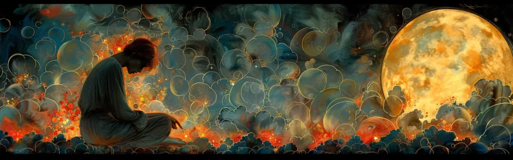 Illustration du rêve baisser