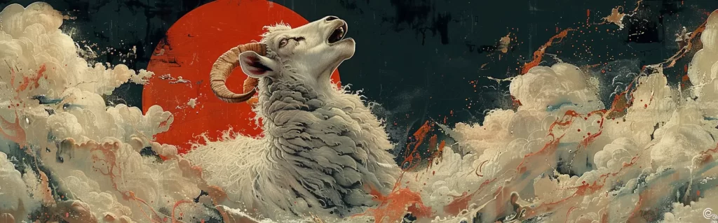Illustration du rêve bêler