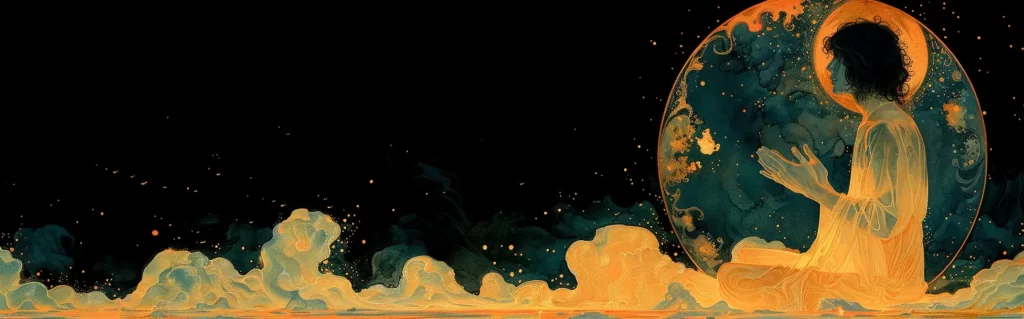 Illustration du rêve bénir