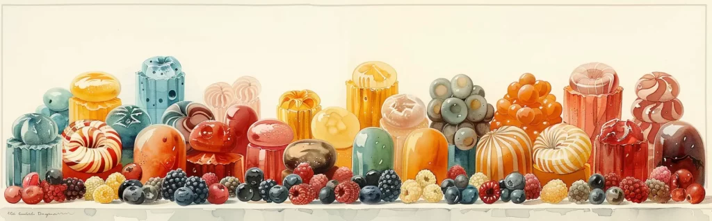 Illustration du rêve bonbons