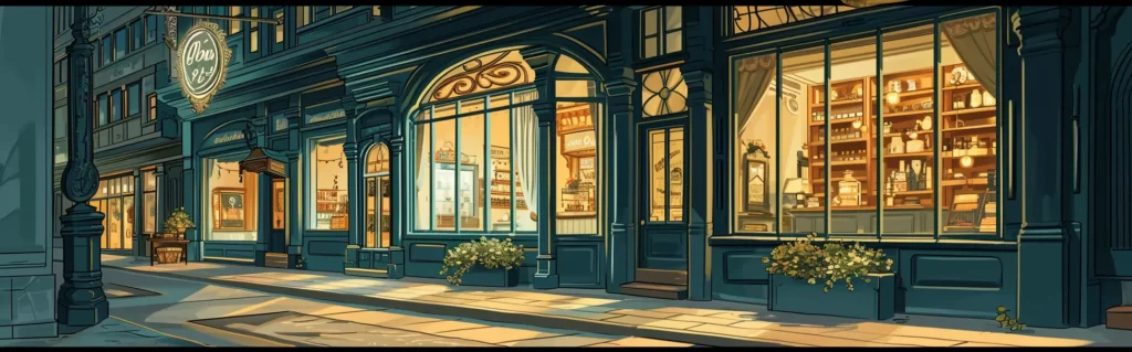 Illustration du rêve boutique