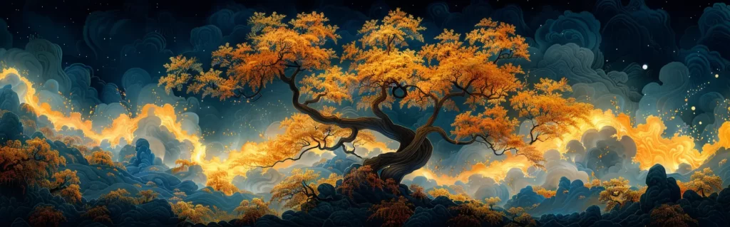 Illustration du rêve branches