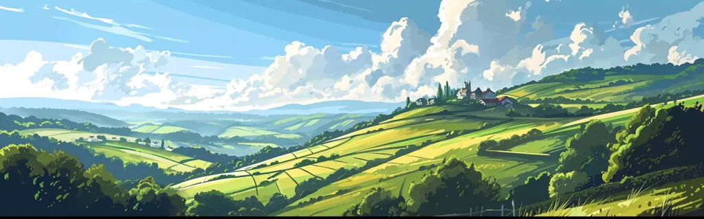 Illustration du rêve campagne