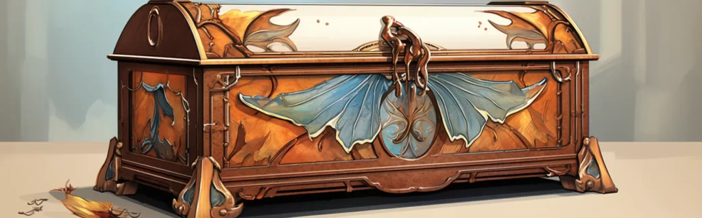 Illustration du rêve cercueil