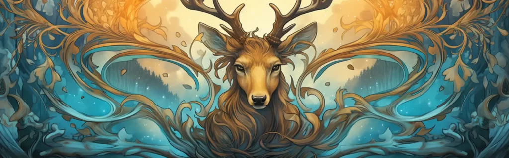 Illustration du rêve cerf
