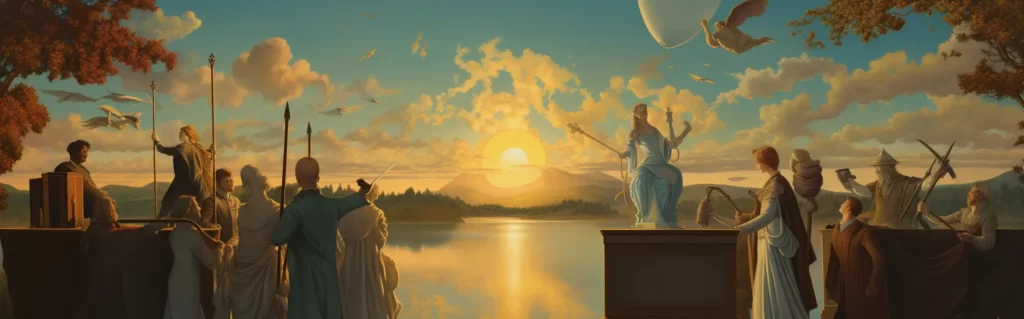 Illustration du rêve démocratie