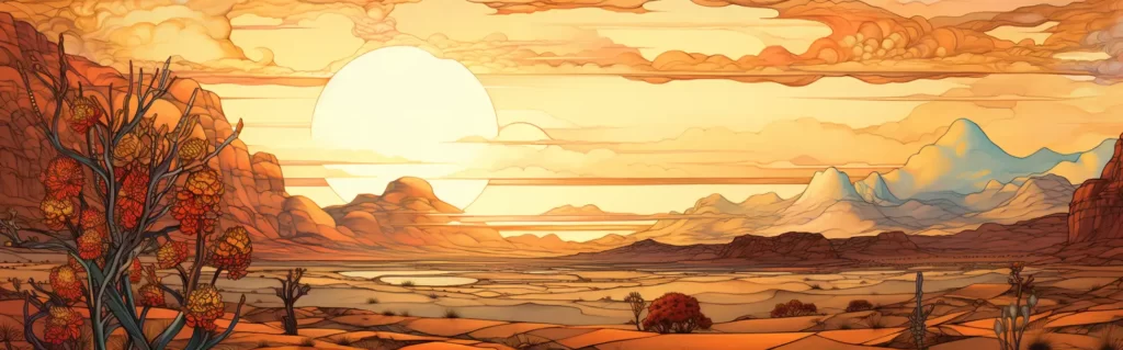Illustration du rêve désert