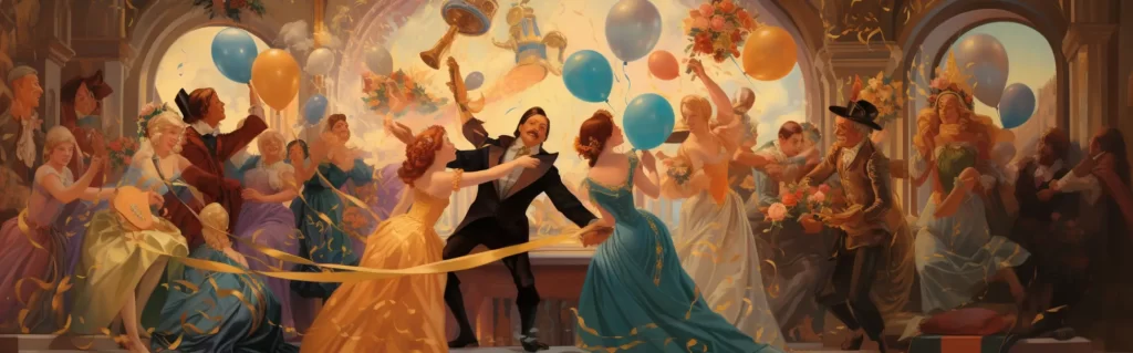 Illustration du rêve fête