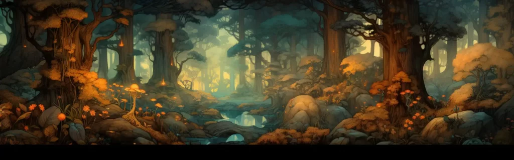 Illustration du rêve forêt