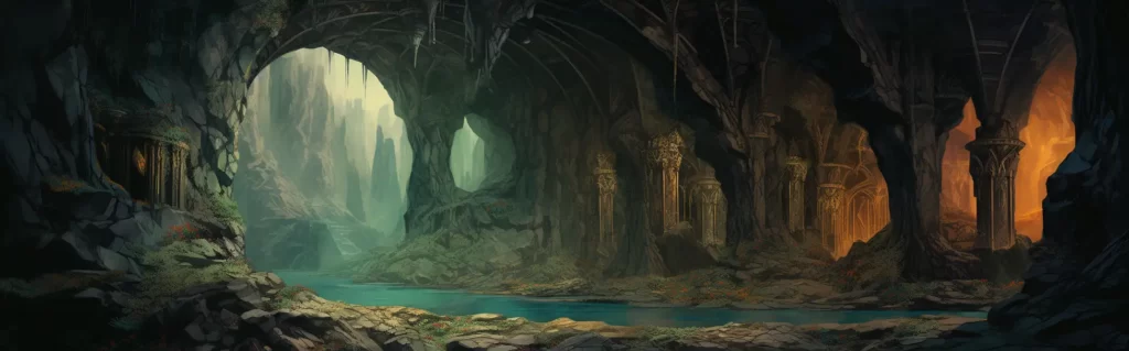 Illustration du rêve grotte