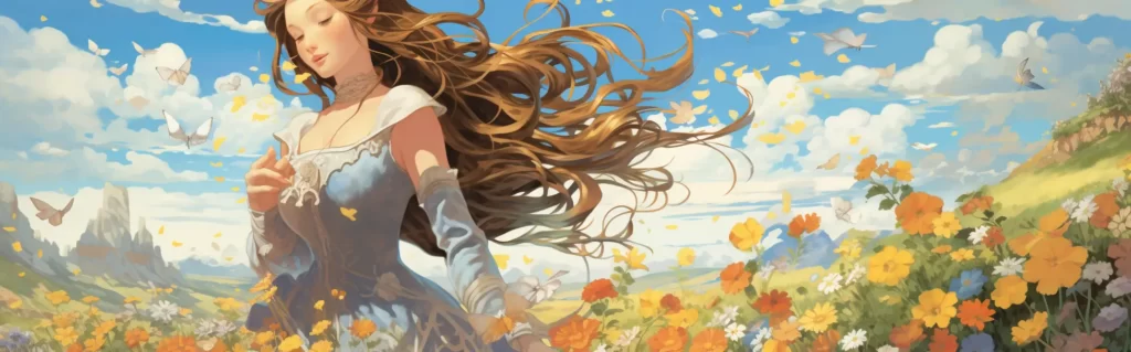 Illustration du rêve jeune fille