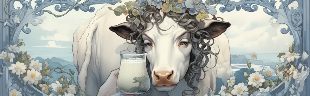 Illustration du rêve lait