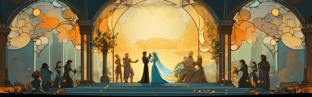 Illustration du rêve mariage