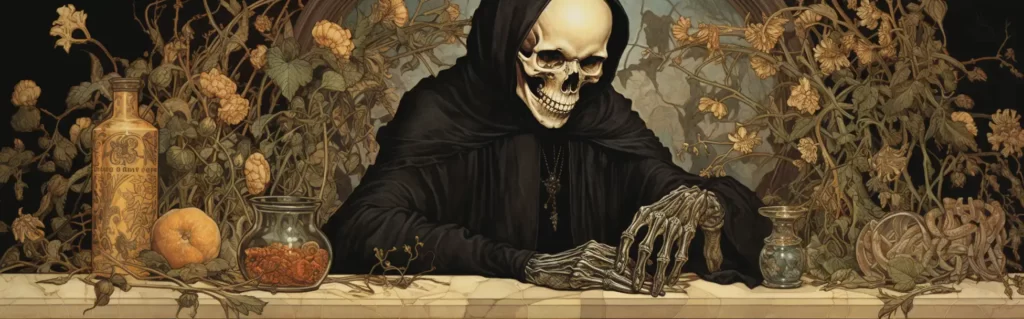 Illustration du rêve mort (personification)
