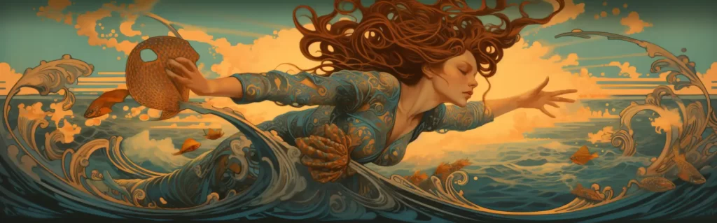 Illustration du rêve nager