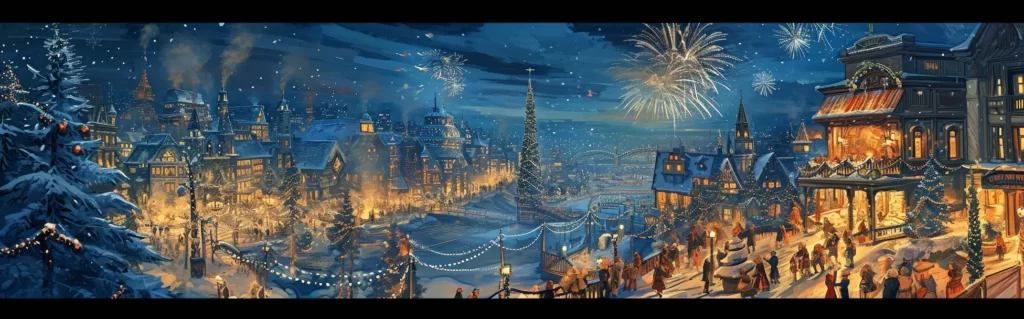 Illustration du rêve nouvel an