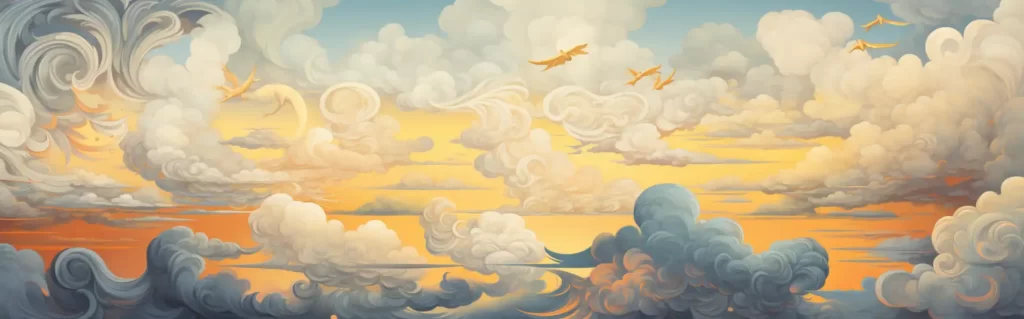 Illustration du rêve nuages