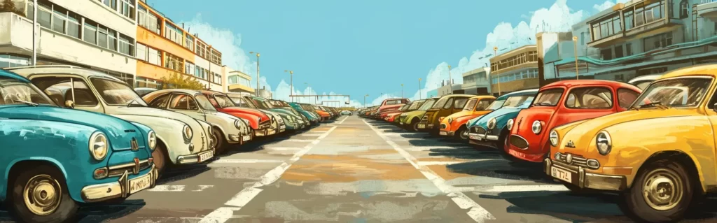 Illustration du rêve parking