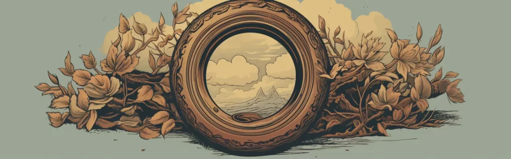 Illustration du rêve pneu