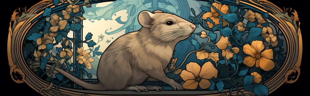 Illustration du rêve rat