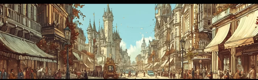 Illustration du rêve rue