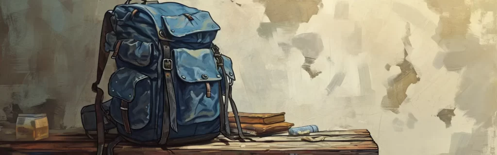 Illustration du rêve sac à dos