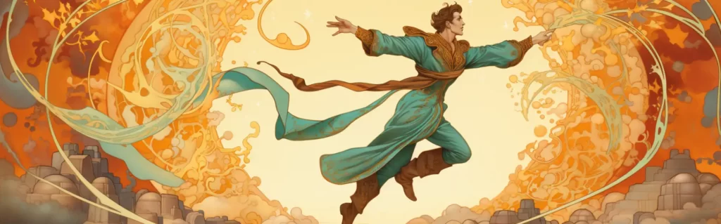 Illustration du rêve sauter