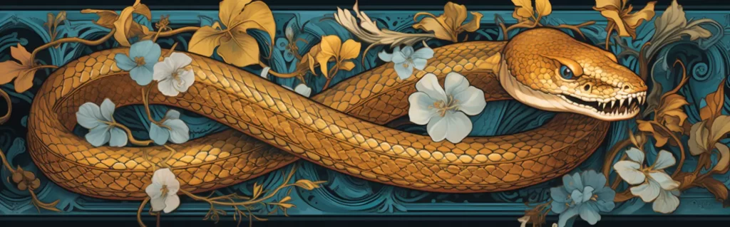 Illustration du rêve serpent