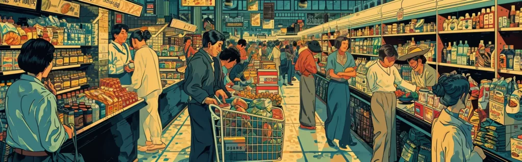 Illustration du rêve supermarché