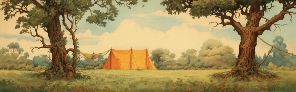 Illustration du rêve tente