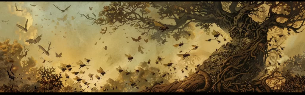 Illustration du rêve termites