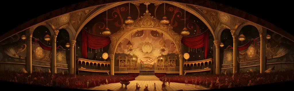 Illustration du rêve théâtre