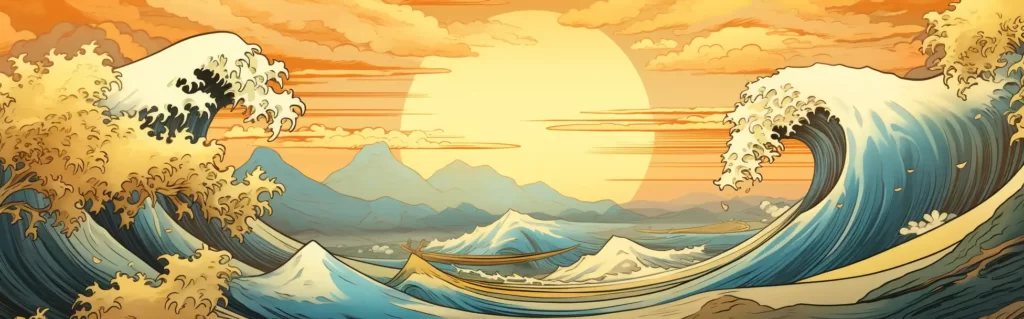 Illustration du rêve tsunamis
